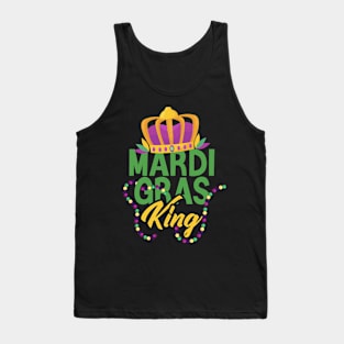 Mardi Gras King Funny Mardi Gras Carnival Parade Costume Party Tank Top